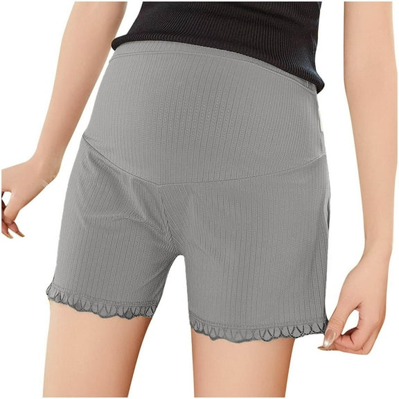 Hvyesh Maternity Panties Women,High Waist Panties for Pregnant Mother Underwear Pregnancy Lace Trimmed Maternity Underpants