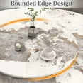 thumbnail image 3 of 23.6" Lazy Susan for Table Top Sintered Stone Rotating Serving Tray for Dining Table, Kitchen Lazy Susan Organizer Spinning Rotating Food Server Party Centerpieces, 3 of 8