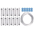 thumbnail image 4 of STEM Syringe Kit, 20 Plastic Syringes, 15 Feet of Tubing, 10 Syringe Adapters for Science and Engineering Projects for Kids, 4 of 4