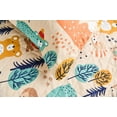 thumbnail image 4 of Smuge Kids Quilt Bedspreads Twin Size Bear Bedding Set, 3Pcs Forest Trees Animals Coverlets Set, Lightweight Reversible Cartoon Bedspread Deer Owl Bedding Pillow Shams, 4 of 11