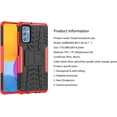 thumbnail image 6 of Case for Samsung Galaxy M52 5G, Tyre Pattern Design Hybrid TPU+PC Material Double Layer Protection Shockproof Cover with Kickstand Phone Case for Samsung Galaxy M52 5G XC Green, 6 of 12