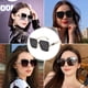 thumbnail image 5 of Gafas de sol de moda de alta gama con montura grande y cuadrada, gafas de sol anti-ultravioleta, hechas de TR, 5 of 5