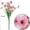 eternal flower pink, variant on Artificial Violet Flower Stems, UV Resistant Fake Silk Flowers, Faux Water Grass Bouquet for Outdoor Garden, Patio & Wedding Decor, 9 Colors Available