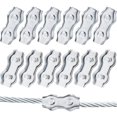 thumbnail image 1 of Conector de cables de cuerda de polietileno, conector de acero galvanizado, conector para vallas eléctricas (12) Feliz Sencillez, 1 of 5