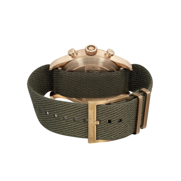 Montblanc 1858 42mm Chronograph Bronze Green Dial LTD Edition Men