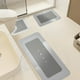 thumbnail image 1 of 3 Piece Bathroom Toilet Mat Set Super Absorbent Dry Washable Non Slip Backing For Safe And Easy Cleaning Perfects For Any Home Hotel Shower Room, 1 of 6