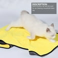thumbnail image 1 of OUNONA 1Pc Dog Bath Towel Large Breathable Colorfast Thickened for Warmth After Bath, 1 of 8