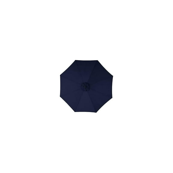 CintBllTer Dark Navy 9ft Market Patio Umbrella Replacement Top Canopy Outdoor Replacement Patio Umbrella Canopy Cover for 9ft 8 Ribs Umbrella (Canopy )
