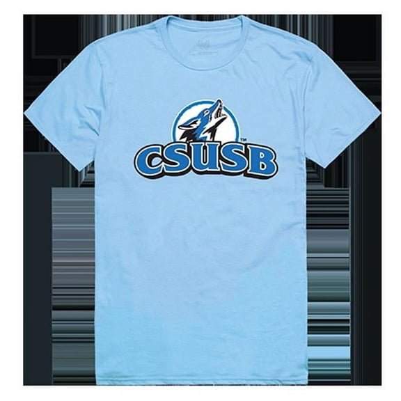 W Republic Apparel 506-207-SKY-02 California State University San Bernardino The Freshman Tee for Men - Medium