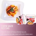 thumbnail image 3 of Samyang Carbo Buldak Tteokbokki Korean Spicy Rice Cakes, Creamy Hot Chicken Flavor, Instant Ready-to-Cook, 8oz (230g) x 2 Pack, 3 of 7