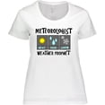 thumbnail image 3 of Inktastic Meteorologist Weather Prophet Women's Plus Size T-Shirt, 3 of 5