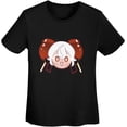 thumbnail image 4 of Shadow Milk Cookie Ladies Summer Print Fashion T-Shirt, 4 of 7