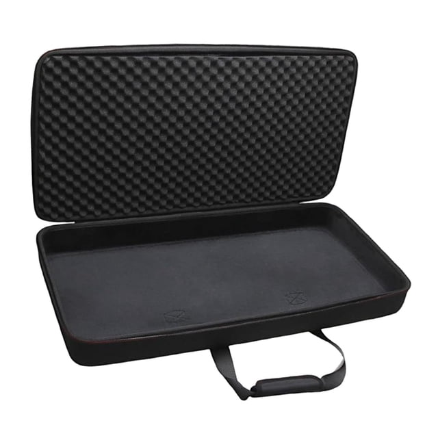 Estuche para controlador de teclado USB de 25 teclas, bolsa de transporte rígida, cierre , durabilidad, impermeable, premium, versátil,