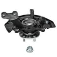 thumbnail image 5 of Detroit Axle - FWD Front Steering Knuckles & Wheel Bearing Hubs for 04-10 Toyota Sienna 2004 2005 2006 2007 2008 2009 2010, 2 Steering Knuckles & Wheel Bearings Hubs Replacement, 5 of 9