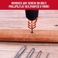 thumbnail image 2 of Juego de 10 Brocas de Cobalto para Zurdos y Extractores de Acero de Aleación con Estuche Metálico para Extraer Pernos Rotos., 2 of 5