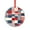 Pattern-1, variant on Red Maple Leaf Canada Flag Ornament Canada Maple Flag Holiday Ornaments for Xmas Tree