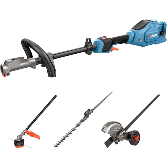 SENIX 3 in 1 Electric String Trimmer, Lawn Edger and Hedge Trimmer