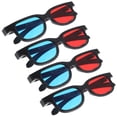 thumbnail image 3 of 4 Uds gafas de plástico gafas 3D gafas universales de película para proyector de TV, 3 of 8