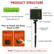thumbnail image 5 of Guirnalda de luces solares TW SHINE, 2 unidades, 24 m, 240 LED, color verde, 5 of 7
