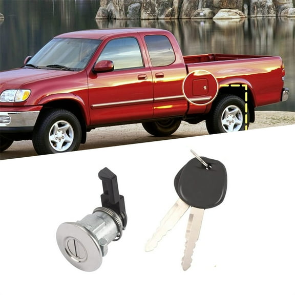 1*Lock Cylinder 2*Keys For Toyota Tacoma 1995-2004 For Toyota Tundra 2000-2003