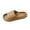Brown, variant on House Slippers for Men Flat Heel Open Toe Non-Slip Solid Color Slip-on Casual Home Slippers Bathroom Shower Shoe for Men Black 7.5