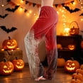 thumbnail image 2 of Halloween Womens Pajama Pants Soft Lounge Pajama Pants Funny Halloween Party Graphic Elastic Waist Drawstring Trendy Pj Pants Women Red L, 2 of 7