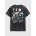 thumbnail image 2 of EPIC: The Musical Odysseus Tour Acid Wash Tee Greek Mythology Vintage Graphic Oversized T-Shirt Dark Academia Streetwear, 2 of 8