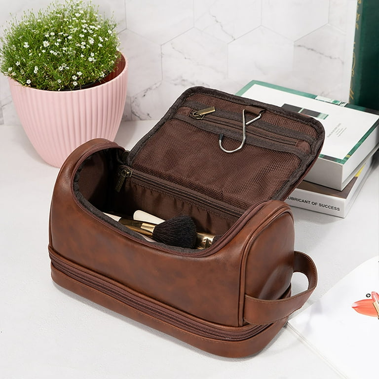 Personalized hanging toiletry bag for him outlet