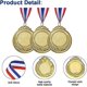 thumbnail image 2 of Medallas De Ganador De Oro, Pack De 10 Medallas De Oro Para Niños, Medallas De Metal, Cumpleaños Infantil, Premios Del Día Del Deporte Y Premios Del Concurso De Juguetes, 2 of 4