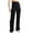 Black, variant on Women's High Waist Pants Women's Stretchy Dress Pants with 2 Pockets Pull-on Straight Leg Slacks Plus Size for Work Business Casual Black,S-3XL