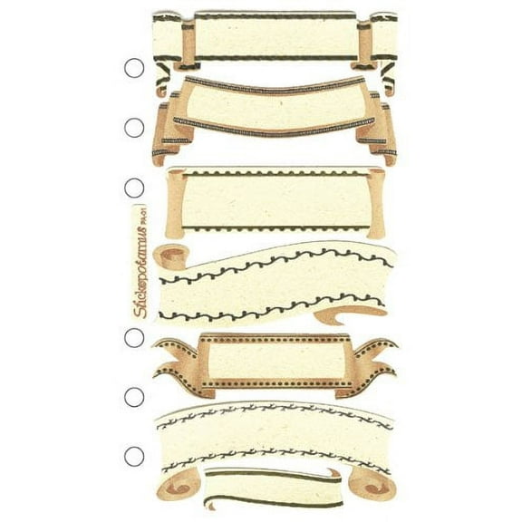 Sticko Classic Stickers, Journaling Banners