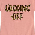 thumbnail image 3 of Instant Message - Logging Off - Toddler & Youth Girls Short Sleeve Graphic T-Shirt, 3 of 7