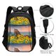 thumbnail image 3 of Disketp Horse Sunflowers Mochila de Viaje Estampada para Laptop con Puerto de Carga USB, Mochila Impermeable para Computadora – Regalo para Hombres y Mujeres, 3 of 7