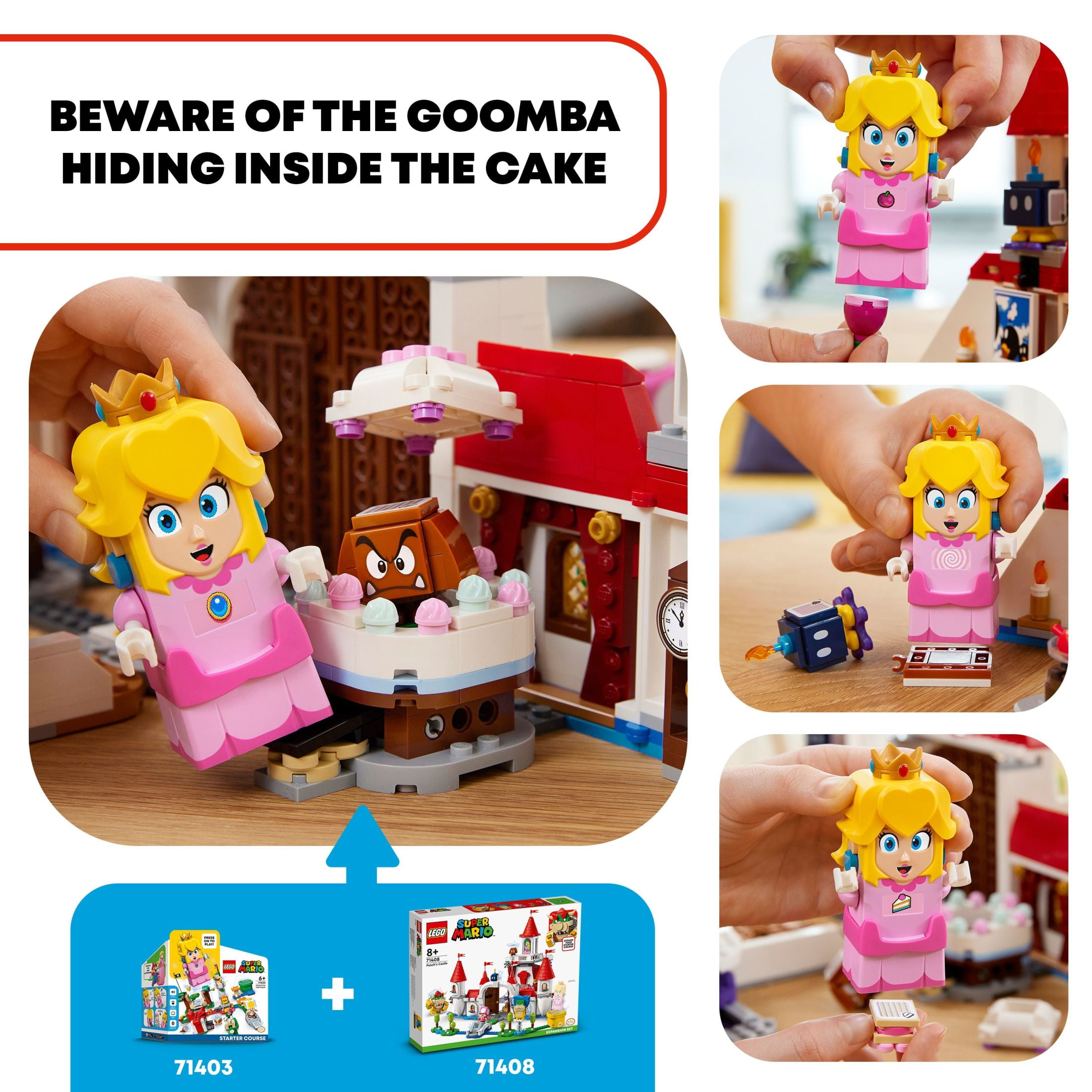 DISH// セット Amazon.com: LEGO Super Mario Peach's Castle Expansion Set