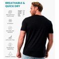 thumbnail image 2 of Merino.tech Mens Lightweight Merino Wool Short Sleeve T-Shirt Gold, Medium, 2 of 6