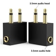 thumbnail image 7 of Yammee 3.5mm Aircraft Earphone Socket Plug Conversion Adapter Portable Converter 1 to 2, 7 of 7