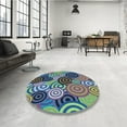 thumbnail image 3 of Ahgly Company Indoor Rectangle Patterned Purple Haze Purple Area Rugs, 7' x 9', 3 of 6