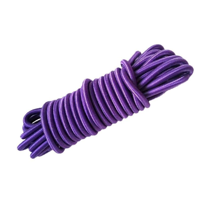 4mm x 10m Bungee Cord Shock Cord Bungie Cord Marine Grade Purple 