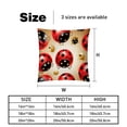thumbnail image 5 of Seven Starred Iadybird Bed Pillow Covers Set - 2 Decorative Throw Pillow Patterns - Available in 16x16, 18x18, and 20x20 Inches for Any Occasion - Decorative Pillows, Bed Pillow, 5 of 6