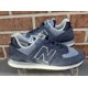 thumbnail image 2 of Men's New Balance Classic 574 Blue Athletic Sneaker Size 7.5D, 2 of 6