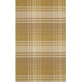 thumbnail image 1 of Golden Plaid Wool Rug, 1 of 8
