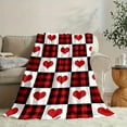 thumbnail image 2 of Rbaofujie King Size Blanket 1pc Soft Warm Valentine'S Day Flannel Blanket - Suitable for Sofabed Decor - Ideal for Holiday Gifts Blankets & Throws, 2 of 6