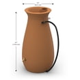 thumbnail image 5 of Algreen Cascata Rain Barrel, 65 Gallon, Terracotta Resin, 5 of 10