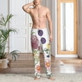 thumbnail image 6 of Lsque Autumn Garden Print Men's Pajama Pants, Lounge Pant - Comfortable Home Wear,Elastic Waistband, Stylish Design-Small, 6 of 9