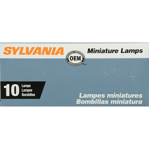10-PK SYLVANIA 3497 Basic Automotive Light Bulb