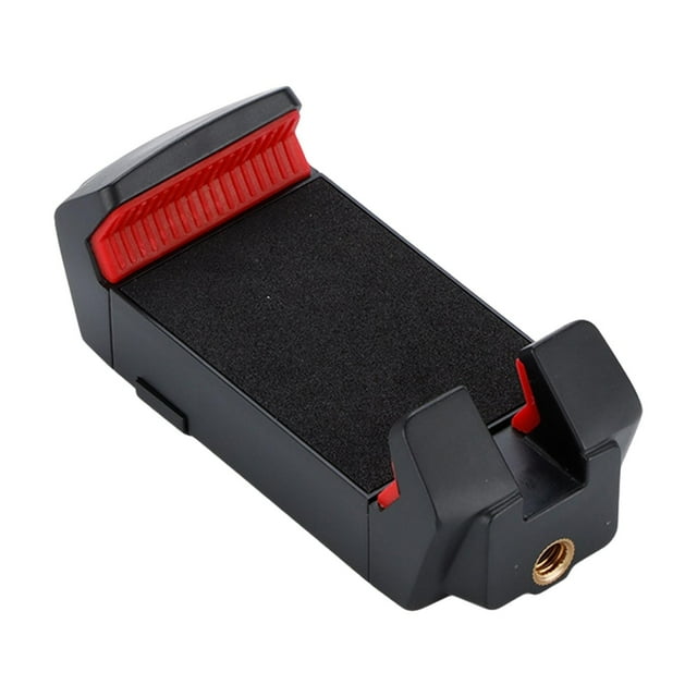 Soporte para trípode para teléfono, adaptador estable, Clip de fijación, soporte para trípode, tornillo ajustable de 1/4 ", antideslizante para grabac