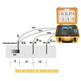 thumbnail image 4 of Digital Insulation Resistance Tester, 10KV Megohmmeter Earth Ground Resistance Meter, High Definition LCD Display Screen, 4 of 7