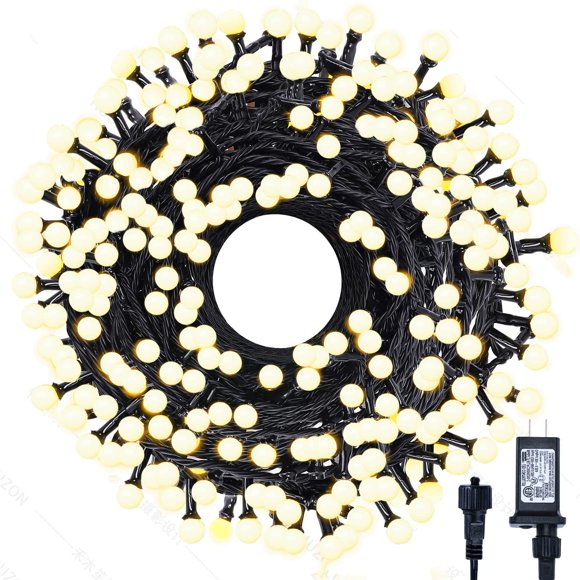 Luces navideñas, LED, 300 metros, 105 pies, 8 modos, resistentes al agua