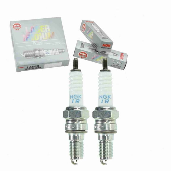 2 pc NGK 5766 Laser Iridium Spark Plugs for 31912-MEL-003 5642 VUH27ES Ignition Wire Secondary