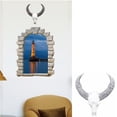 thumbnail image 4 of Adhesivo decorativo para pared y paisaje, autoadhesivo, extraíble, para decoración del hogar y la oficina (A), 4 of 8